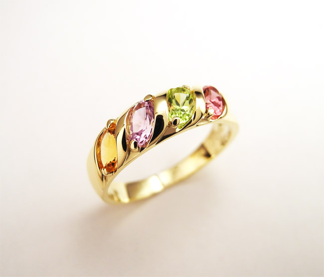 materinski prstan ametist