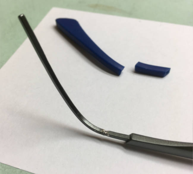 popravilo zlomljene ročke očal lotanje